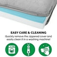 thumbnail image 6 of FurHaven Pet Products Quilted Cooling Gel Top Sofa Pet Bed for Dogs & Cats - Silver Gray, Jumbo Plus, 6 of 13