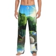 thumbnail image 2 of Lsque Bluey Print Men's Pajama Pants, Lounge Pant - Comfortable Home Wear,Elastic Waistband, Stylish Design-Small, 2 of 9