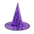 thumbnail image 4 of Helii Clearance Witch Hat for Women Halloween Costume Accessory 6 Styles Available Soft Polyurethane Fiber Comfortable Fit for Halloween Party Cosplay Photo Shoot, 4 of 4
