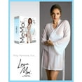 thumbnail image 5 of LoveMoi Women's Mesh Charlotte Robe with Kimono-Style Sleeves - Womens - Female, M, White, 5 of 7