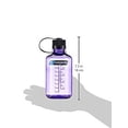 thumbnail image 3 of Botella de agua Nalgene Tritan de boca estrecha de 500 ml, color morado con tapa negra, 3 of 3