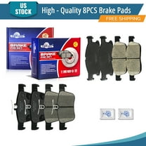 YXPCARS Front Rear Ceramic Brake Pads (D1818 D1665), Brake Pads Set for 2015 - 2021 Ford Edge 2016 - 2018 Lincoln MKX 2019-2023 Nautilus