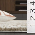 thumbnail image 5 of SAFAVIEH Tahoe Leann Distressed Shag Area Rug, Ivory/Gold, 4' x 6', 5 of 8