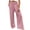 A122 Pink, variant on Mifsaly Wide Leg Linen Pants for Women Flowy Summer Beach Vacation Pant High Waisted Smocked Elastic Waist Casual Trousers with Pockets XXL
