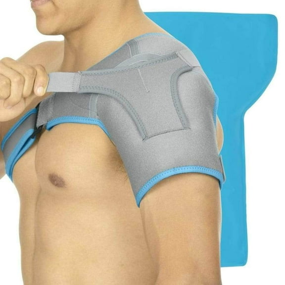 Arctic Flex Shoulder Ice Pack Brace – Reusable Cold & Hot Gel Wrap for Shoulder Pain, Tendonitis, Rotator Cuff Relief, and Joint Support (Left or Right)