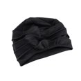 thumbnail image 1 of Guardoinrt Bonnet de Nuit Confortable en Coton Doux et Extensible pour Perte de Cheveux Noir 56-58cm 1Ensemble, 1 of 6