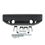 MBRP 07-10 Jeep Wrangler JK Front Stubby Non Winch Bumper Fits select: 2008,2015-2017 JEEP WRANGLER UNLIMITED