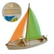 thumbnail image 2 of EeaseMX 1 juego de barco de madera de juguete para niños, juguete educativo para armar, hecho a mano, sin pegamento (color aleatorio)., 2 of 8