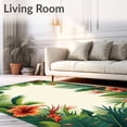 thumbnail image 2 of ODIKA 6'x9' Machine Washable Non-Slip Area Rug, Tropical Rainforest Patio High Traffic Rug, Green, 62327, 2 of 7