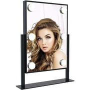 IMPRESSIONS Vanity Makeup Mirror Hollywood Tri Tone with 6 LED Bulbs, Vanity Dressing Mirror with 360 Degree Swivel and Soft Touch Sensor Dimmer Switch