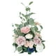 thumbnail image 1 of de flores artificiales, flores de imitación, decoración de mesas, decoración de jarrón, centro de mesa de boda, centro de mesa para jardín de , Flor rosa Macarena Flores del arco de la boda, 1 of 8