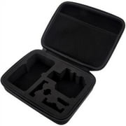 polaroid medium case with cut foam interior for gopro hero 4/3+/3 (8.5" x 7" x 2.5")