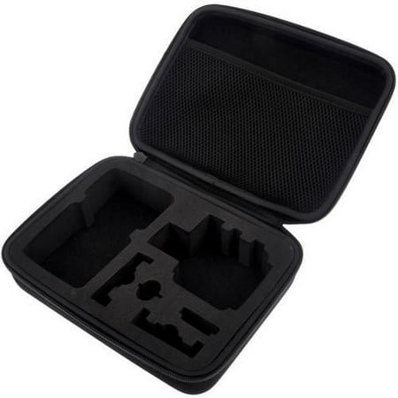 polaroid medium case with cut foam interior for gopro hero 4/3+/3 (8.5" x 7" x 2.5")