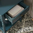 thumbnail image 5 of Safavieh Tami Pine Wood End Table in Dark Teal, 5 of 5