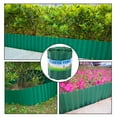 thumbnail image 5 of 6" x 360" Plastic Corrugated Garden Lawn Edge- Flexible DIY Decorative Grass Stop Fence Green Road Plant Palisade Flower Grass Bed Border Landscape Barriers for Pathway Patio Yard Balcony Plant Edging, 5 of 7