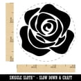 thumbnail image 2 of Rose Flower Solid Rubber Stamp for Scrapbooking Crafting Stamping - Small 3/4 Inch, 2 of 7