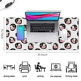 thumbnail image 5 of Long Mouse Pads for Desk,White Cow Oval Face Pattern Desk Mats on Top Of Desks, Desk Mouse Pad Extra Large with 3mm Non-Slip Base and Stitched Edge for Gaming,Office,Work,Home 35.4"x15.7", 5 of 6