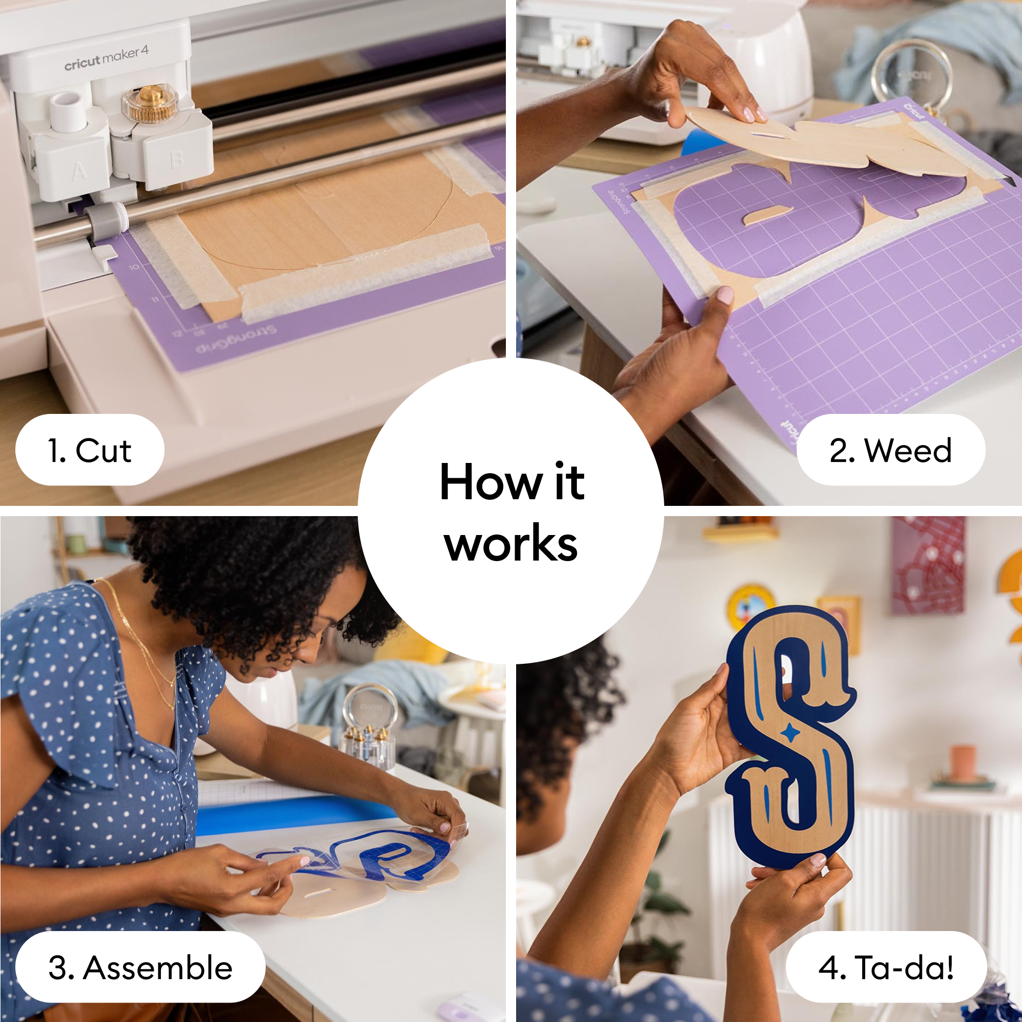 Cricut® Heavy Chipboard, 2mm 11 in x 11 in (5), 11" x 11",Nature