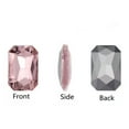 thumbnail image 2 of GKNET Mixed Colors Point Back Crystals Rhinestone Long Octagonal Fancy Glass Stones-10x14mm (100pcs), 2 of 6