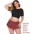 thumbnail image 3 of Minifalda a cuadros de colegiala disfraz de cosplay (M) JM, 3 of 3