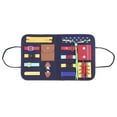 thumbnail image 2 of Folding Felt Cloth Busy Board Motor Skills Educational toddler activity board Learning Toys Gift, 2 of 9
