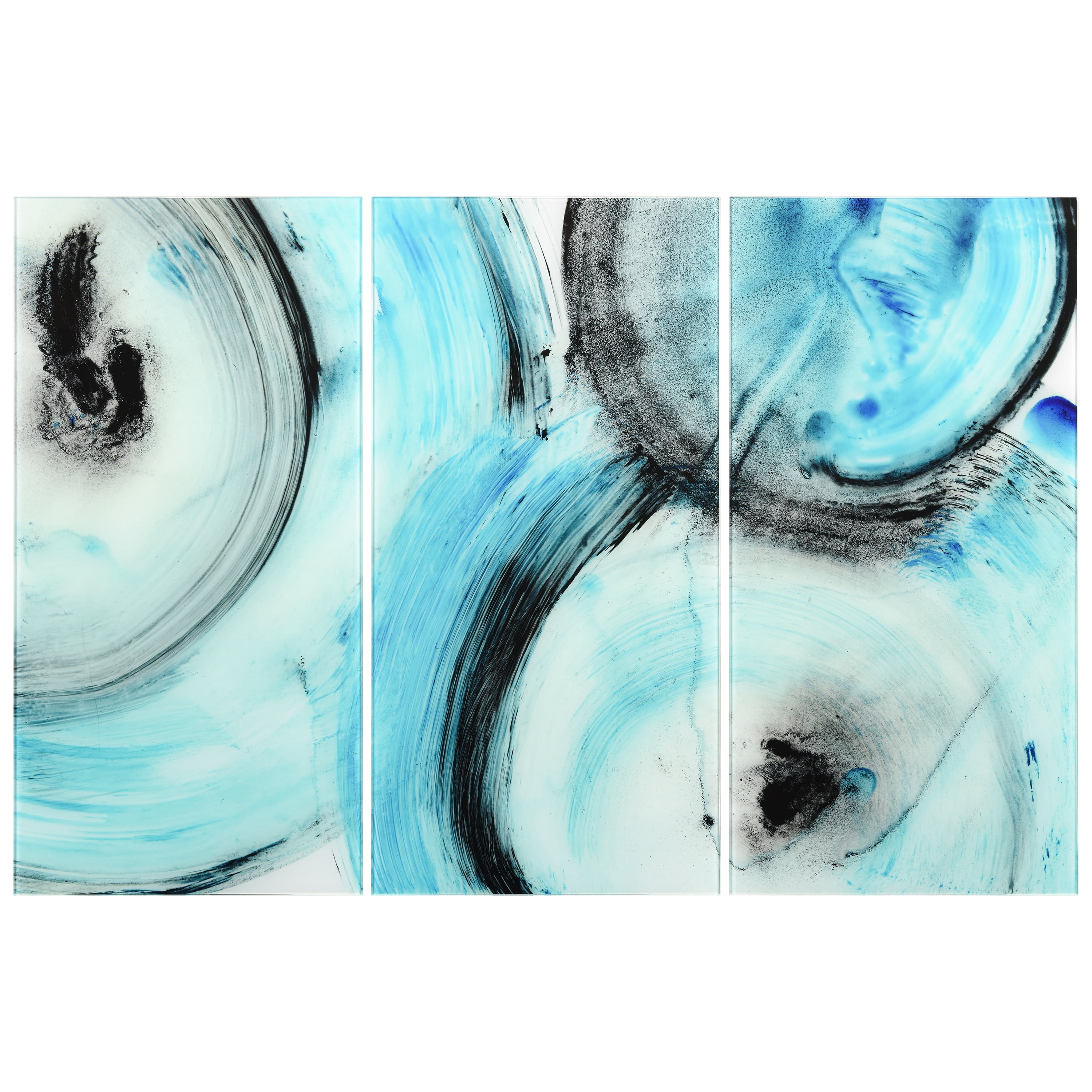 Ripple Effect IV ABC 36 in x 72 in Mixed Media Art, by Empire Art 3 Count