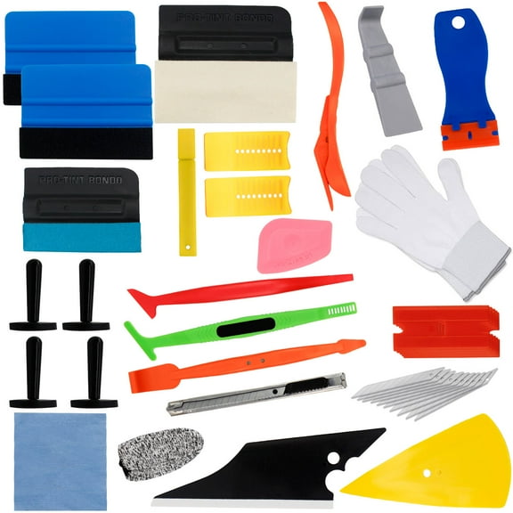 Window Tint Kit Car Window Tint Wallpaper Tools Pro Vinyl Wraps Applicator Tool Kit for Car Wrapping Installation