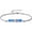 Moon Phase-Blue Opal, variant on Mushroom Anklet 925 Sterling Silver Abalone Shell Bar Mushroom Anklet Gifts for Women