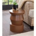 thumbnail image 4 of Pemberly Row Modern / Contemporary Eclectic 14" Side Table Brown, 4 of 4
