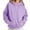 Purple, variant on Openpig Hoodie Womens Oversized Hoodies Fleece Sweatshirts Long Sleeve Sweaters Pullover Fall Outfits With Pocket