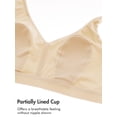 thumbnail image 3 of DELIMIRA Women's Seamless Bra Full Coverage Bralette Plus Size Wireless Unlined Bras, 3 of 5