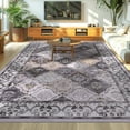 thumbnail image 5 of Ultrug Boho Vintage Rugs Floral Printed Area Rug Soft Carpet for Living Room Bedroom Home Decor,5'x8',Gray Yellow, 5 of 7
