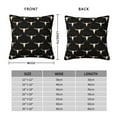 thumbnail image 2 of Honeii Western Cowboy Print Throw Pillow, Square Decorative Pillow Forms Soft Fluffy Plump Pillow Decorative Pillow Inserts,Couch Pillows-22"x22", 2 of 7