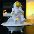 thumbnail image 1 of EGNMCR Astronaut Luminous Bluetooth Speaker, Wireless Speaker Bluetooth Compatible Astronaut Shape With Light AUX Input Gift For Birthday Halloween, Gift, 1 of 9