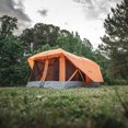 thumbnail image 4 of Gazelle T4 Plus 8 Person Pop Up Camping Hub Tent with Screen Room, Orange, 4 of 14