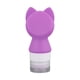 thumbnail image 5 of Tubo Cosmético de Silicona Botella de Almacenamiento Vacía Rellenable A Prueba de Comprimible para Loción Jabón Violeta, 5 of 7