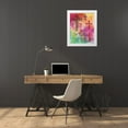 thumbnail image 3 of Hogan, Melody 12x14 White Modern Wood Framed Museum Art Print Titled - Watercolor Cross 1, 3 of 4