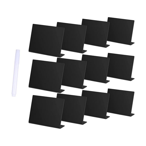 Tablero de de Uds. Tablero de escritura de notas Negro Zulema Tablero de mensajes de mesa