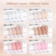 thumbnail image 2 of Set de esmaltes de uñas en gel SHOYUM Nude Pink, 6 colores, 7 ml, Soak Off, 2 of 9