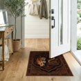 thumbnail image 2 of ODIKA Snake Battle Motif Folk Border Martial Versus Striped Tibetan Tiger Refined Non-Slip Low Profile for Hallway, Study Room, Playroom, 2 of 7