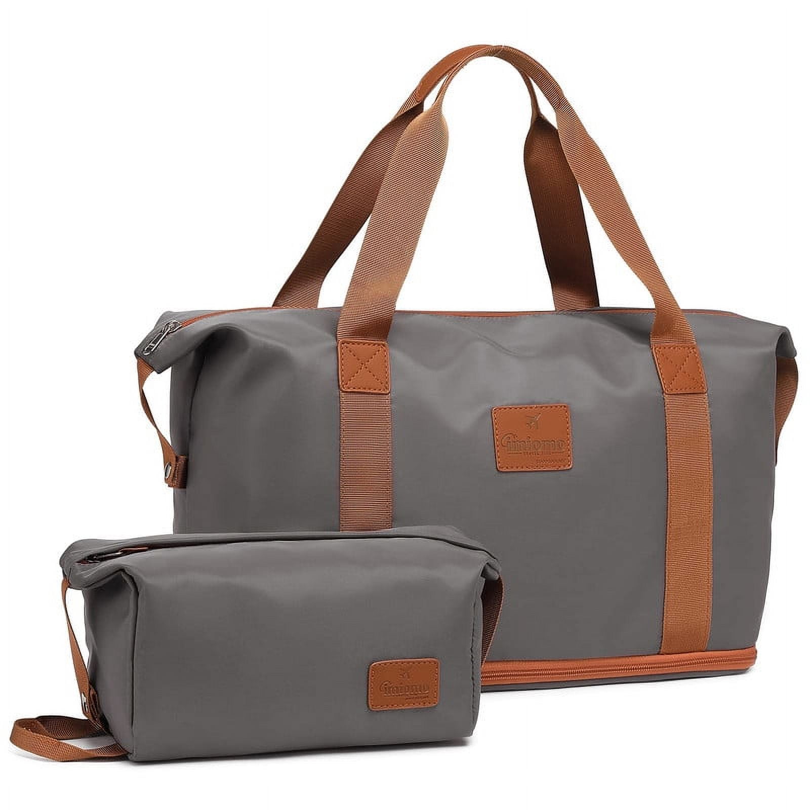 Joyway Travel Duffel Bag Expandable Shoulder Weekender Overnight Bag For Women Sports Gym Bag With Dry Wet Separated Tote Bag Trolley Sleeve Adjusta