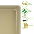thumbnail image 5 of Mainstays Gold 9" Nonstick Aluminized Square Cake Pan, Brownie Pan, 5 of 6