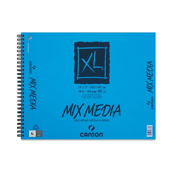 Canson XL Mix Media Pad, 14in x 17in 60 Sheets/Pad