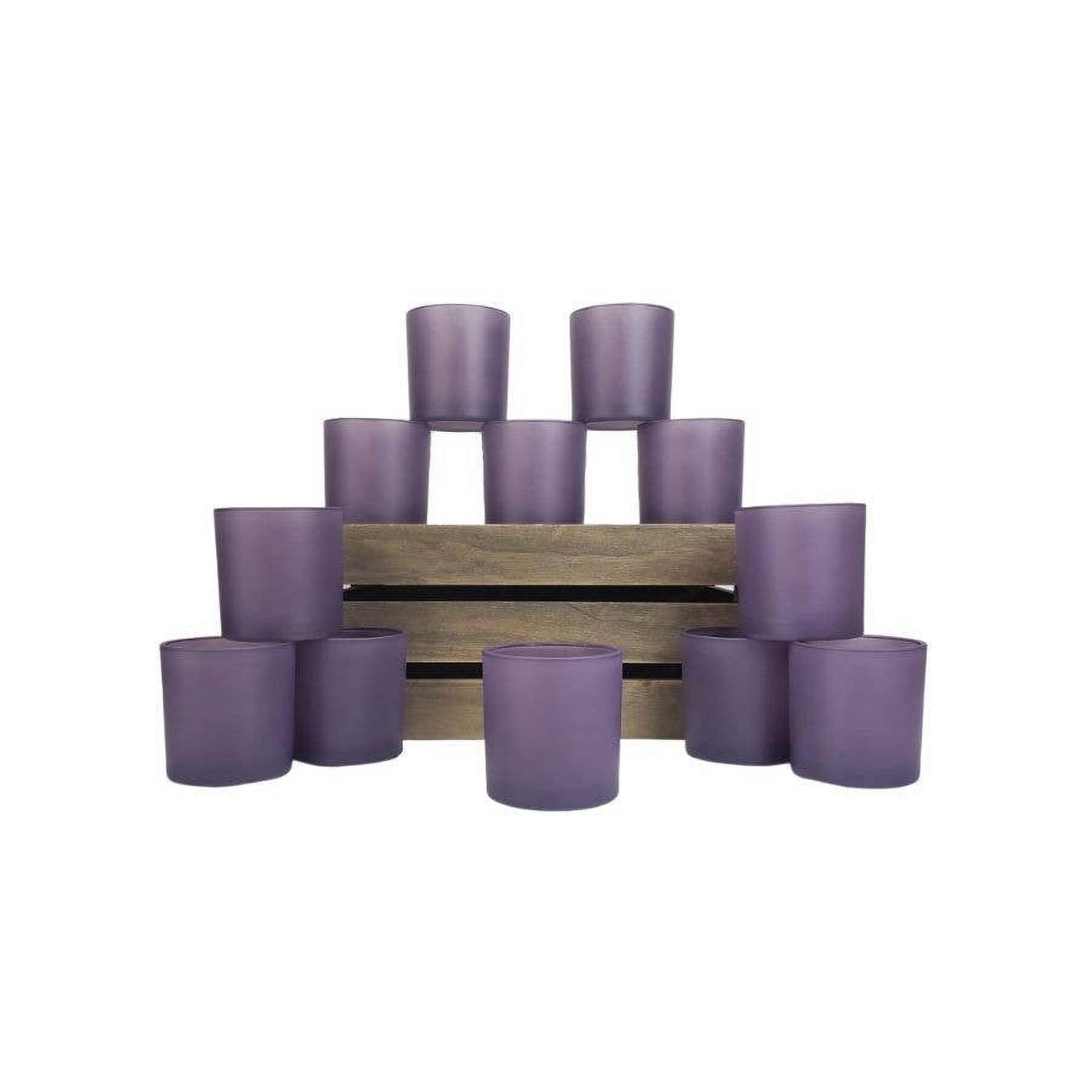 9.5 oz. Monticiano Lavender Empty Candle Jar candle vessels for DIY candle-making projects (Box of 48)