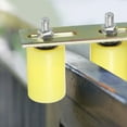 thumbnail image 6 of 2Set Slide Gate Guide Roller, 1-5/8"x2-3/8" Nylon Gate Support & Bracket, Yellow, 6 of 7