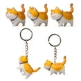 thumbnail image 4 of Kitten KeychainsMini Cute Cartoon Cat Model Hanging Toy Key Ring Keychain Bag Pendant Birthday Party Centerpiece Decorations, Baby Shower Party Favors for Kids Birthday Party, 4 of 8