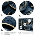 thumbnail image 3 of Designart "Tribal Mask Melody from Africa" People Framed Wall Art Decor - Global Blue African Tribal Entryway Framed Wall Art, 3 of 6