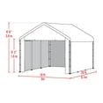 thumbnail image 3 of ShelterLogic MaxAP 10 x 20 x 1 ft White Canopy Enclosure Kit (Frame And Canopy Sold Separately), 3 of 11