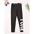 thumbnail image 3 of Girls Fitness Stretch Yoga Leggings 6-14Y Kids' Tight Athletic Pants, 3 of 6