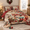 Beige-King, variant on King Red Christmas Tree Pattern Microfiber Quilt Set with Pillow Shams